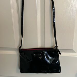 EUC Kate Spade embossed dot patent leather small crossbody